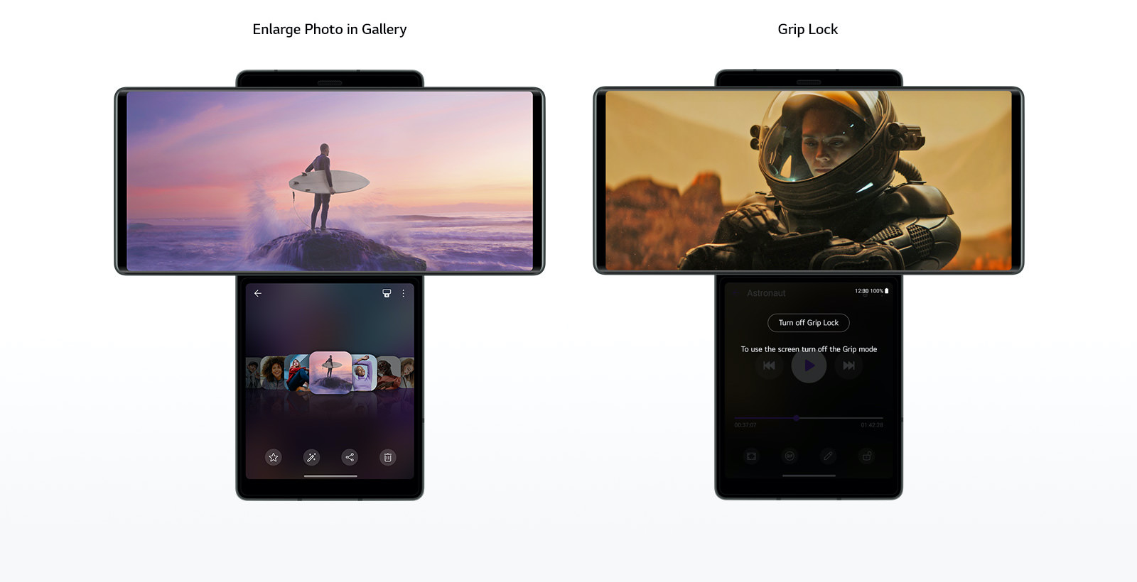 [SG Ready Stock] LG Wing Dual screen 6.8" 20.5:9 FHD + POLED 5G · v11