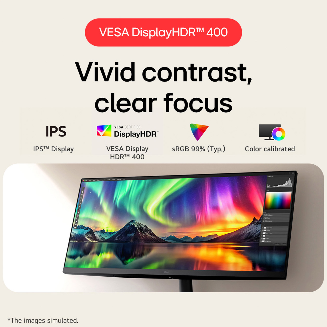 [New] [Online Exclusive] LG 34U511A-B 34" UltraWide™ HDR IPS Display Monitor | sRGB 99% | 100Hz Refresh Rate | HDR10 · v2