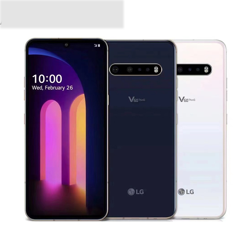 Original unlocked LG V60 ThinQ  V600TM 6.8 inch Snapdragon 865 NFC 5G phone 8GB RAM 128GB ROM Android SINGLE SCREEN
