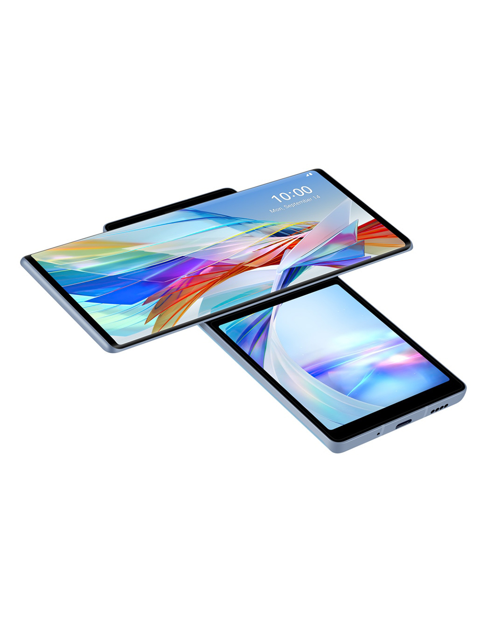LG WING 5G โทรศัพท์มือถือปลดล็อคหน้าจอคู่แบบพลิกได้ 6.8 นิ้ว 8GB 256GB Snapdragon 765 Android สมาร์ทโฟน NFC