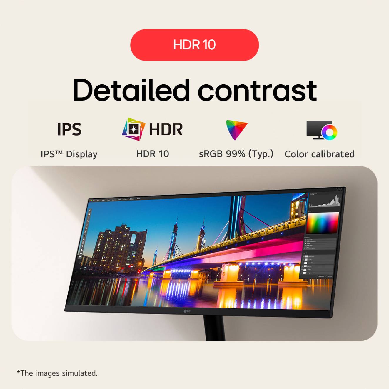 [New] Online Exclusive] LG 29U511A-B 29" UltraWide™ HDR IPS Display Monitor | sRGB 99% | 100Hz Refresh Rate | HDR10 · v6