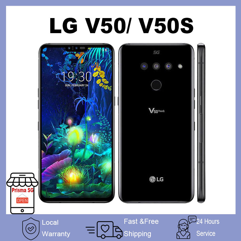 LG V50 ThinQ 5G V500N / LG V50S LTE NFC Phone 6.4'  8GB+ 256GB 6GB+128GB 99% New Dual Front Triple 3 Rear Camera Local Warranty · v8