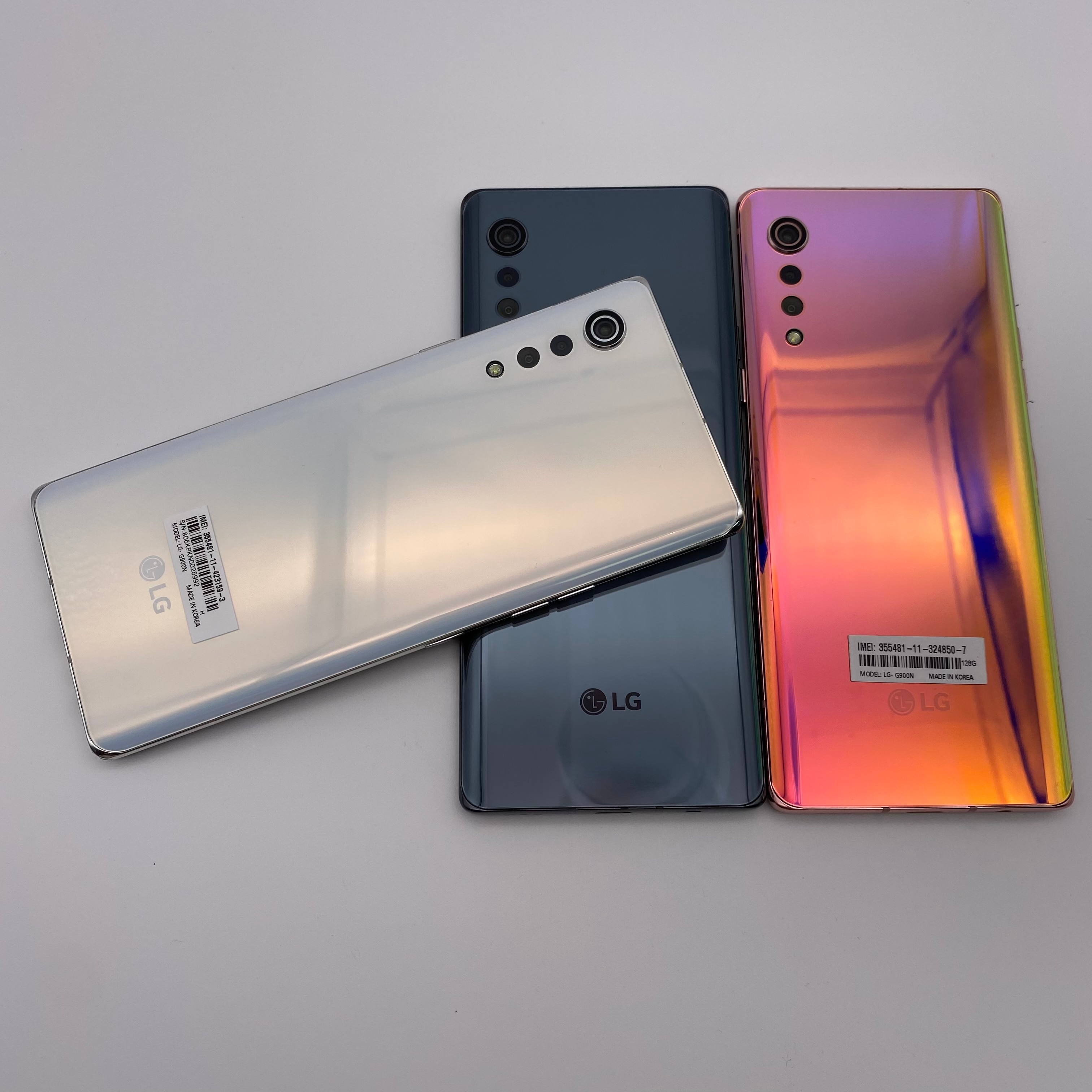 สำหรับ LG Velvet 5G LG G900N KR-ปลดล็อกต้นฉบับ 6.8 นิ้ว Octa Core 8GB RAM 128GB ROM 48MP 5G โทรศัพท์มือถือซิมเดียว