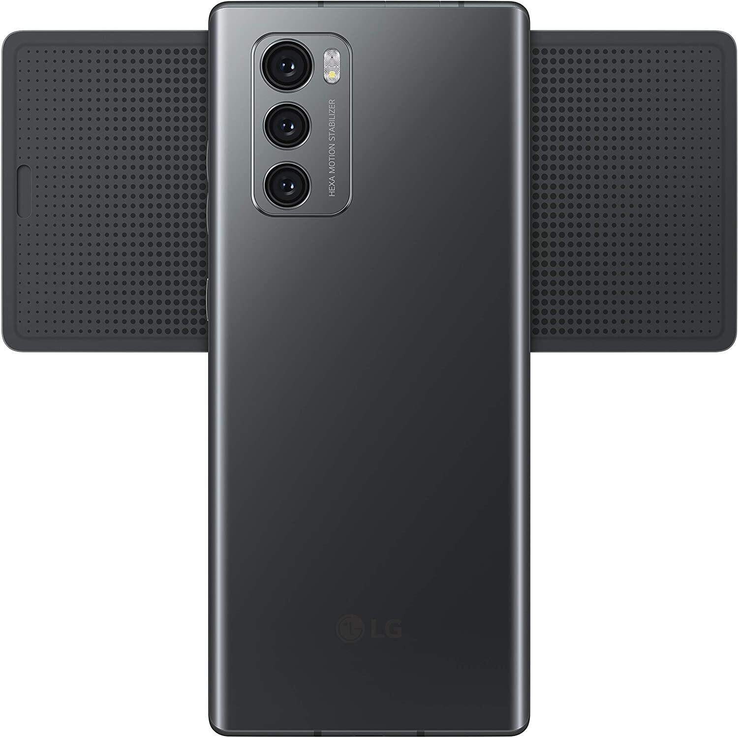 LG WING 5G CellPhone Dual Sim Unlocked Flip Dual Screen Mobile Phone 6.8'' 8GB+256GB Snapdragon 765 Android NFC SmartPhone LM-F100EMW · v22