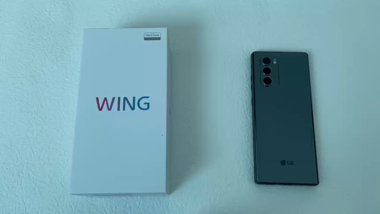 LG Wing 5G 6.8inch Dual Screen 8GB RAM 128GB ROM NFC Snapdragon Original Unlocked Gaming Phone Cellphone