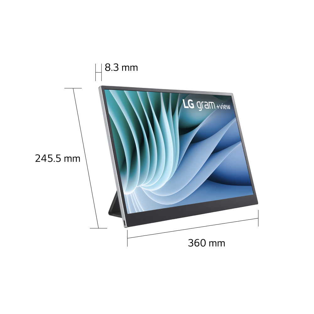 [Pre-Order] LG 16MR70.ASDA3 Gram +view WQXGA (2560 x 1600) Portable IPS Display | Folio Cover/Stand | Lightweight (670g) · v4