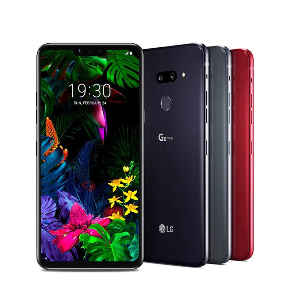 LG G8 ThinQ 6,1 inci Octa Core 6GB RAM 128GB ROM LTE 4G 16MP Kamera Belakang Ganda 1440 x 3120 Android Ponsel Tidak Terkunci