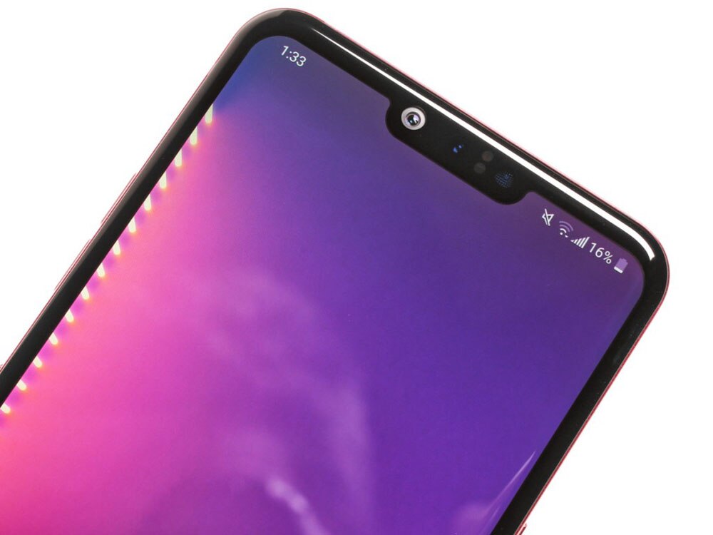 LG G8 ThinQ 6,1 inci Octa Core 6GB RAM 128GB ROM LTE 4G 16MP Kamera Belakang Ganda 1440 x 3120 Android Ponsel Tidak Terkunci