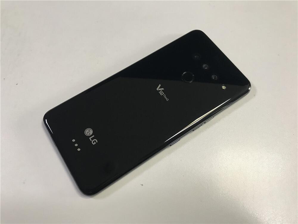 LG V50 ThinQ รุ่น V500N สมาร์ทโฟนหน้าจอ 6.4 นิ้ว RAM 6GB ROM 128GB กล้องหลัง 3 ตัว 16MP รองรับ LTE ซิมเดียว ปลดล็อกด้วยลายนิ้วมือ