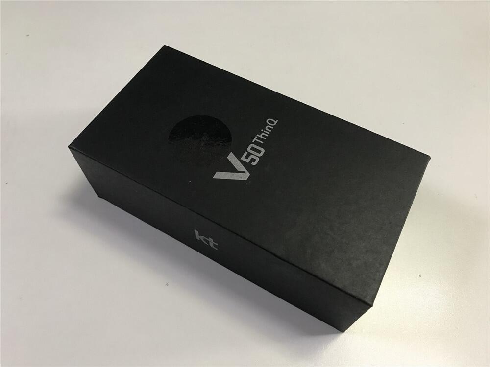 LG V50 ThinQ รุ่น V500N สมาร์ทโฟนหน้าจอ 6.4 นิ้ว RAM 6GB ROM 128GB กล้องหลัง 3 ตัว 16MP รองรับ LTE ซิมเดียว ปลดล็อกด้วยลายนิ้วมือ