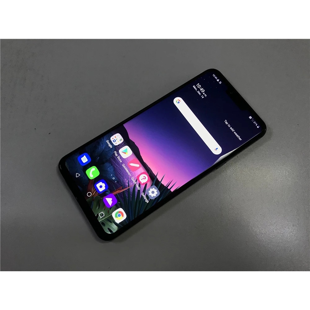 LG G8 Unlocked Mobile Phone ThinQ 6.1 Inches Octa Core 6GB RAM 128GB ROM LTE 4G 16MP Dual Rear Camera 1440 x 3120 Android Cellphone · v17