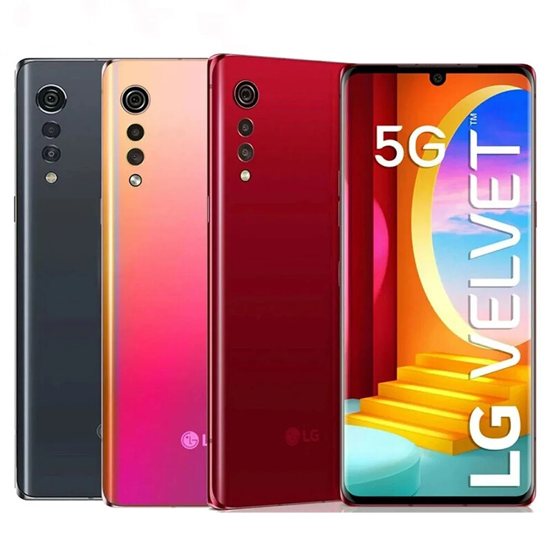 Original LG G9 VELVET LM-G900TM 5G SmartPhone 6GB RAM 128GB ROM 6.8'' Mobile Phone OctaCore Andriod CellPhone Dual Sim Smart Phone