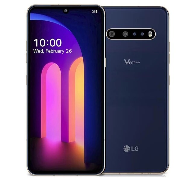 LG V60 ThinQ 5G 6.8" Original Unlocked Mobile 8GB+128GB V600TM V600VM V60AM Qualcomm865 Fingerprint (NO Polish/Hebrew)Cell phone · v61