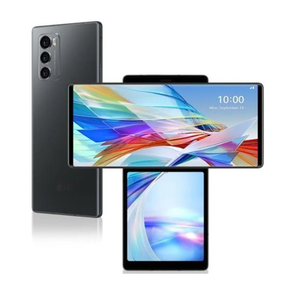 GHFDJ Original LG WING 5G CellPhone LMF100N LMF100VM 6.8'' 8GB RAM 128GB/256GB ROM 4G LTE Mobile Phone Octa Core Android SmartPhone FGKRG · v29
