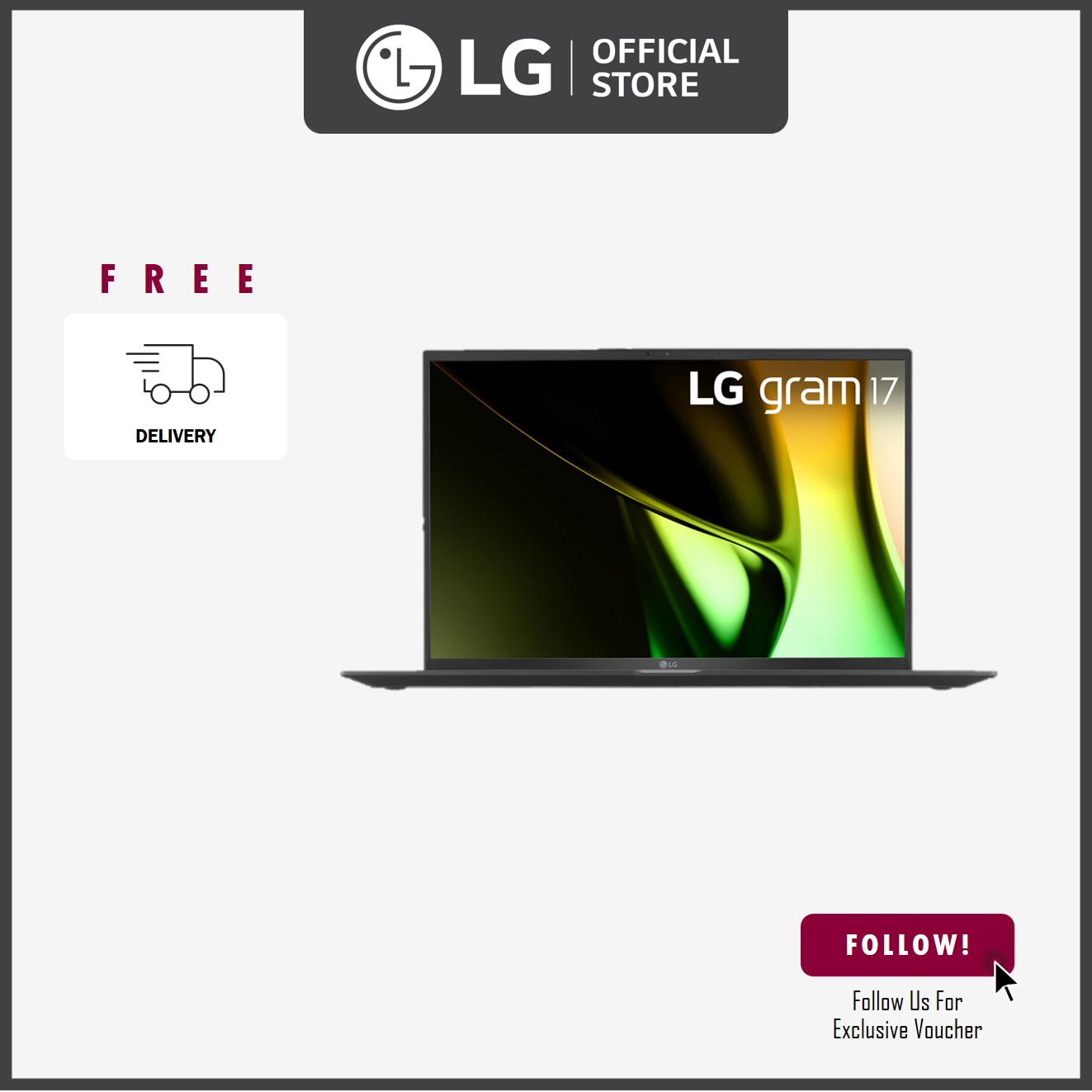 LG 17Z90S gram 17" Ultra-lightweight WQXGA Anti-glare IPS Display 512GB SSD with Intel® Core™ i7 Processor · v18