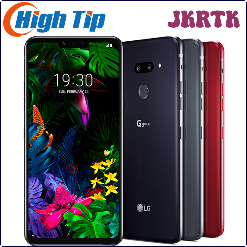 JKRTK Original Unlocked LG G8 ThinQ 4G LTE Mobile Phone G820N G820UM Android SmartPhone 6GB+128GB 6.1 Dual Camera NFC CellPhone HRTWR