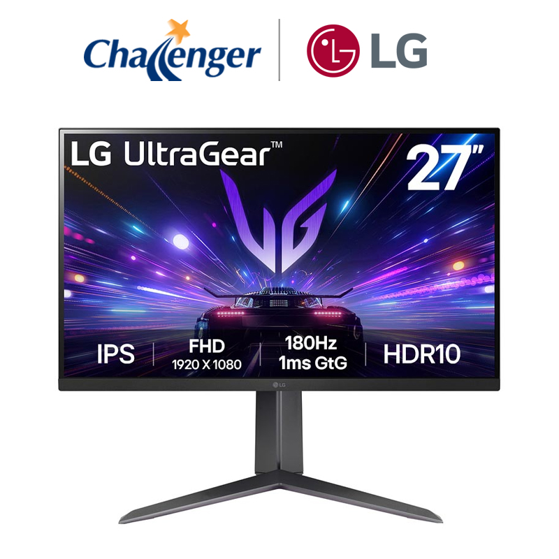 LG 27GS65F-B 27" FHD/180Hz/IPS Gaming Monitor