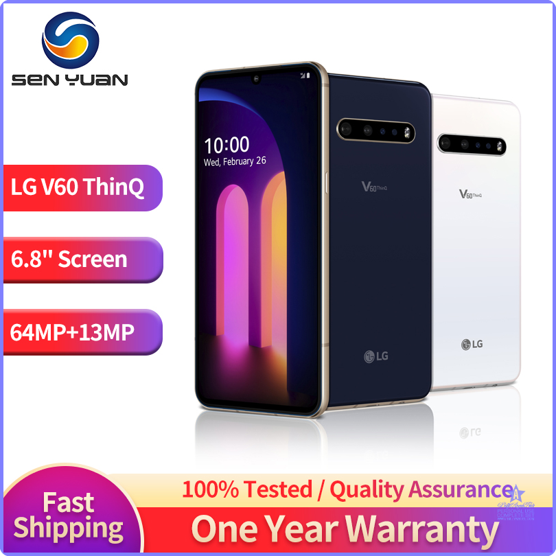 [mvcxb] Original entsperrt lg v60 5g thinq moilble telefon v600tm v600vm v600am 6,8 android samrt phone 8gb ram 128gb/256gb rom handy