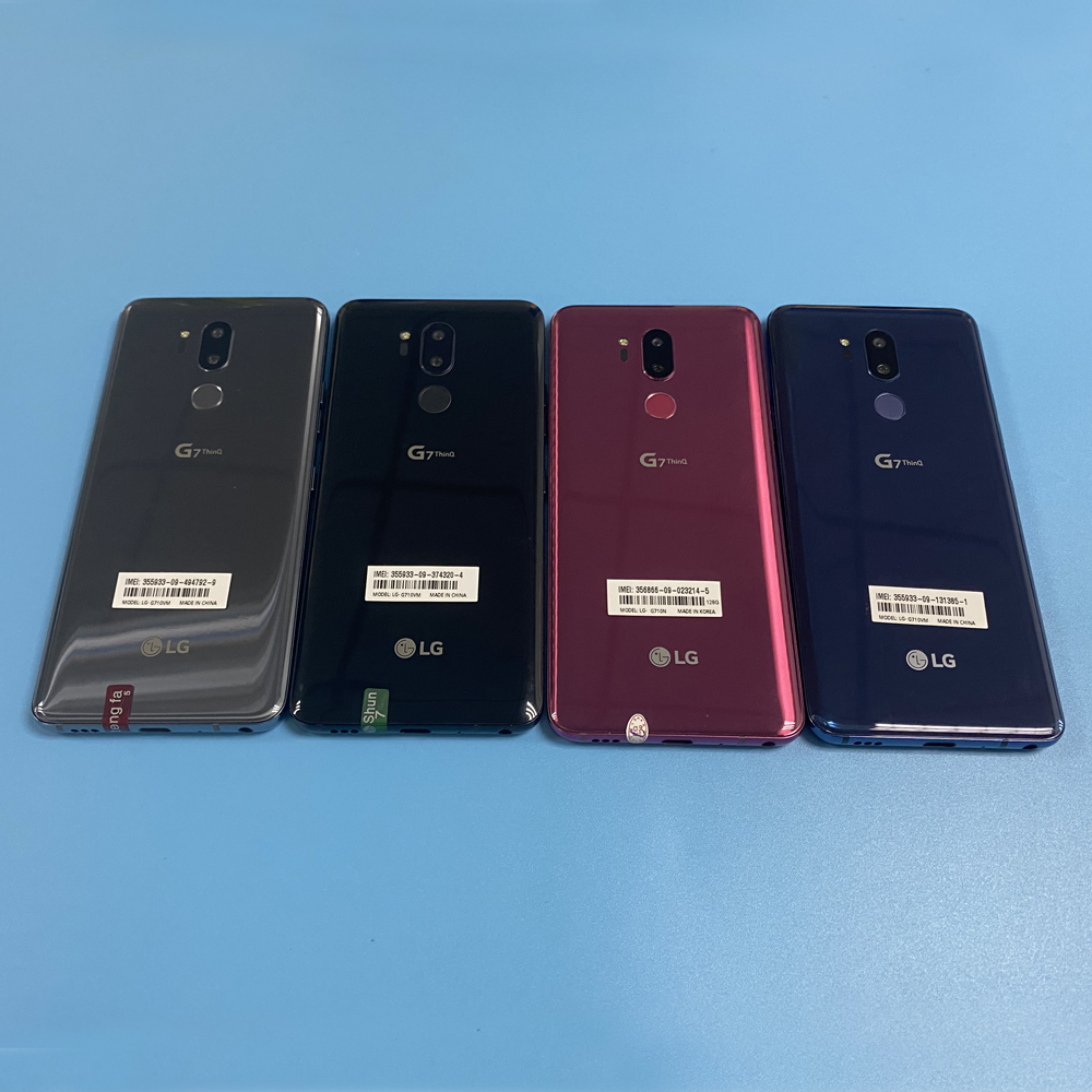 [WACB] Unlocked LG G7 ThinQ G710N G710VM 4G LTE Mobile Phone 6.1" Snapdragon 845 Android Octa Core Dual 16MP Camera CellPhone ☆ · v25