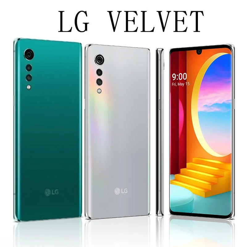 Unlocked original LG velvet G9 5G LM-G900N/g900tm smartphone mobile Snapdragon 765 6.8 ''6GB RAM 128GB ROM cell phone camera bar WCFM · v19