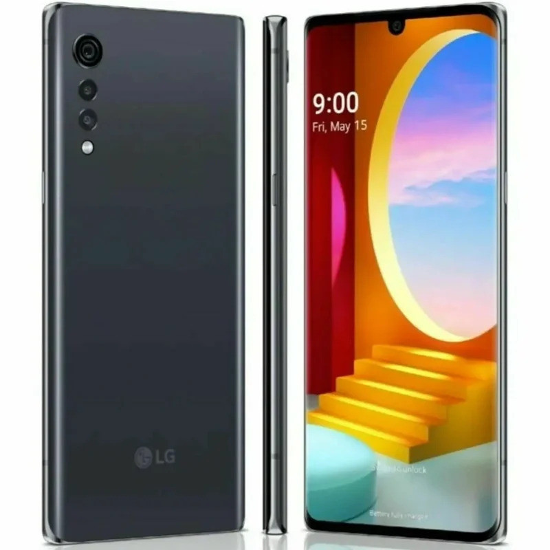 Unlocked original LG velvet G9 5G LM-G900N/g900tm smartphone mobile Snapdragon 765 6.8 ''6GB RAM 128GB ROM cell phone camera bar WCFM · v12