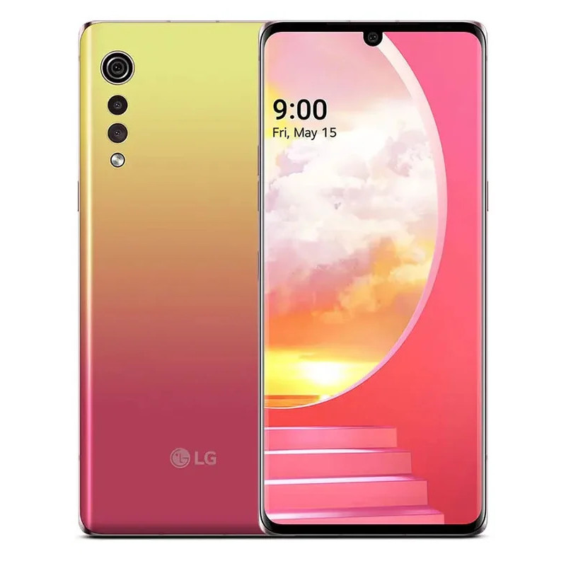 Unlocked original LG velvet G9 5G LM-G900N/g900tm smartphone mobile Snapdragon 765 6.8 ''6GB RAM 128GB ROM cell phone camera bar WCFM · v12
