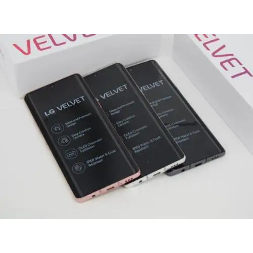 Unlocked original LG velvet G9 5G LM-G900N/g900tm smartphone mobile Snapdragon 765 6.8 ''6GB RAM 128GB ROM cell phone camera bar WCFM · v12