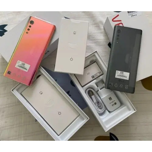 Unlocked original LG velvet G9 5G LM-G900N/g900tm smartphone mobile Snapdragon 765 6.8 ''6GB RAM 128GB ROM cell phone camera bar WCFM · v12
