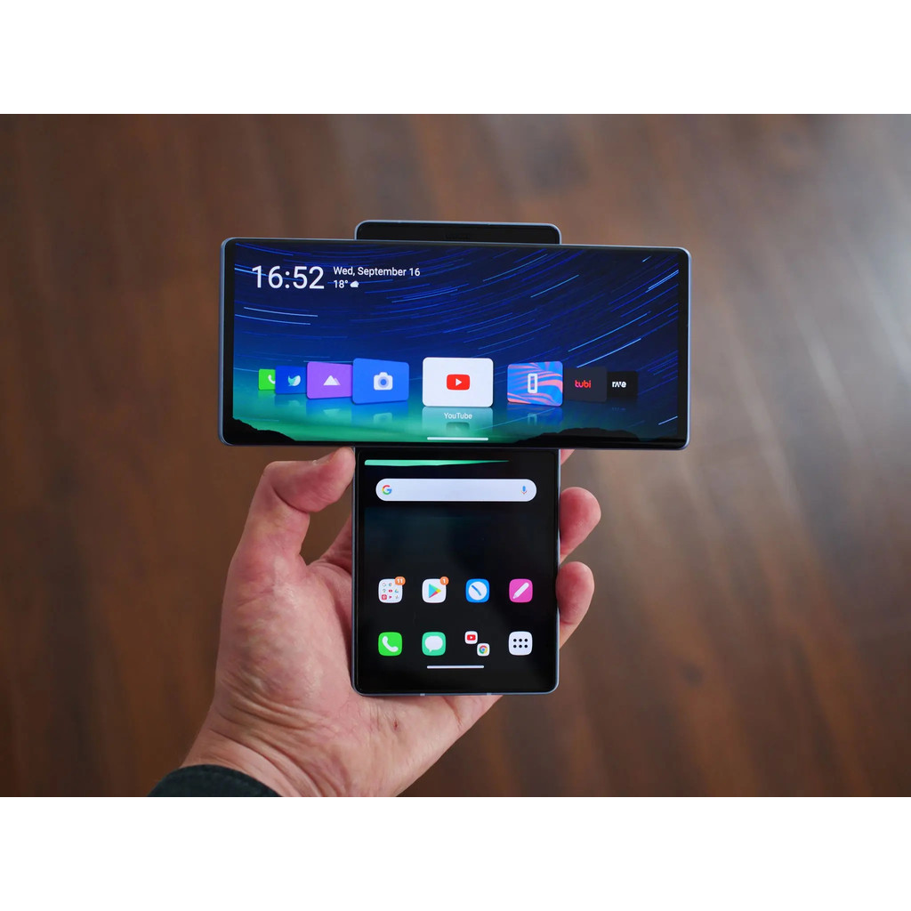 Unlocked Original LG Wing F100N/F100VM/F100TM Single/Dual Sim Android 13 OS 6.8 Octa Core 8GB ROM 128/256GB RAM Camera Cell Phone JRBR · v18