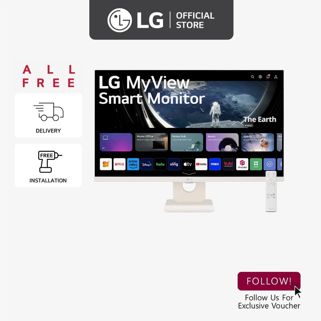 [New] LG 27U511SA 27" Full HD Smart Monitor | IPS Display | webOS | Built-in Speakers · v12
