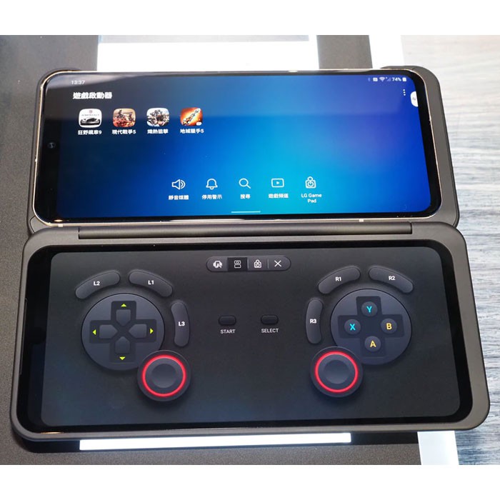 5Cgo LG V60 ThinQ 8G / 256GB 6.8 inch dual screen 5G Google mobile phone Yapi blue Taiwan