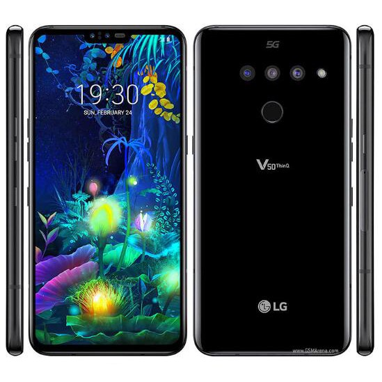 Dual Screen LG V50 ThinQ 5G V500N 128GB ROM 6GB RAM Android Octa Core 6.4" Snapdragon 855 NFC 5 Camera Cell Phone · v37