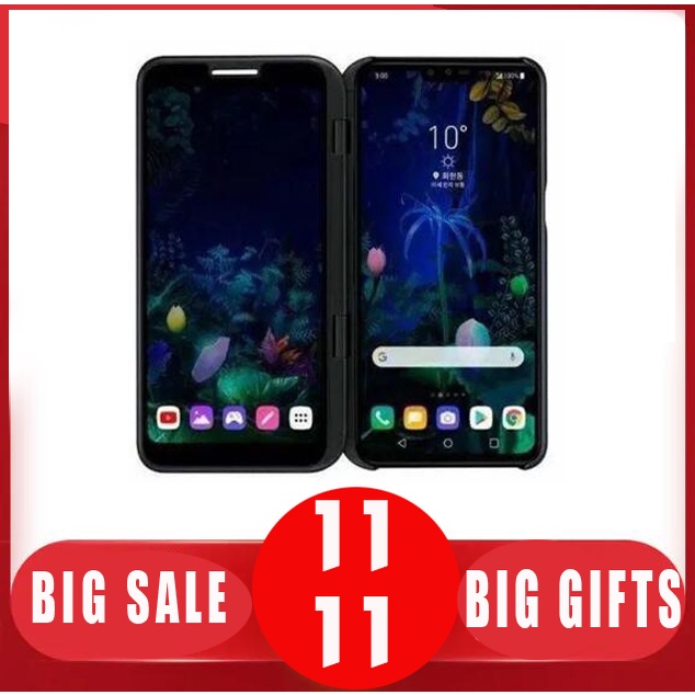 Dual Screen LG V50 ThinQ 5G V500N 128GB ROM 6GB RAM Android Octa Core 6.4" Snapdragon 855 NFC 5 Camera Cell Phone · v37