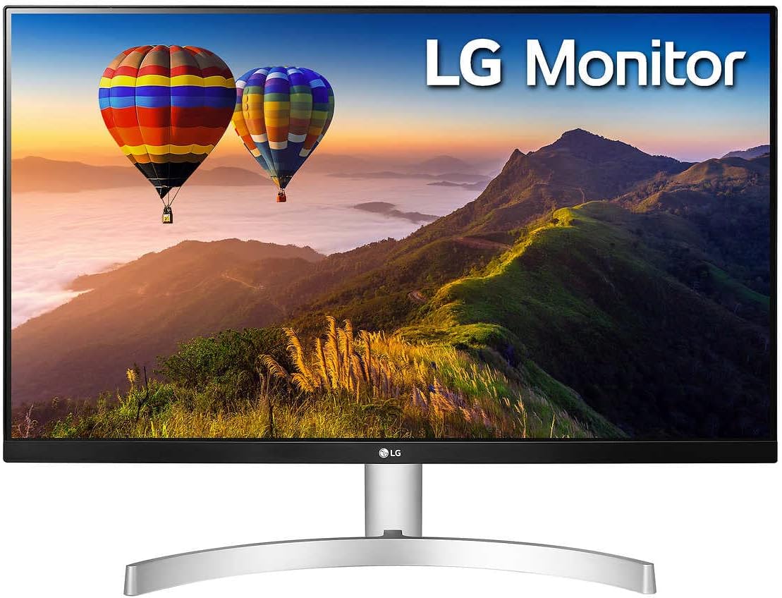 LG 27-inch 27MN60T-W Class FHD IPS Monitor MN60T
