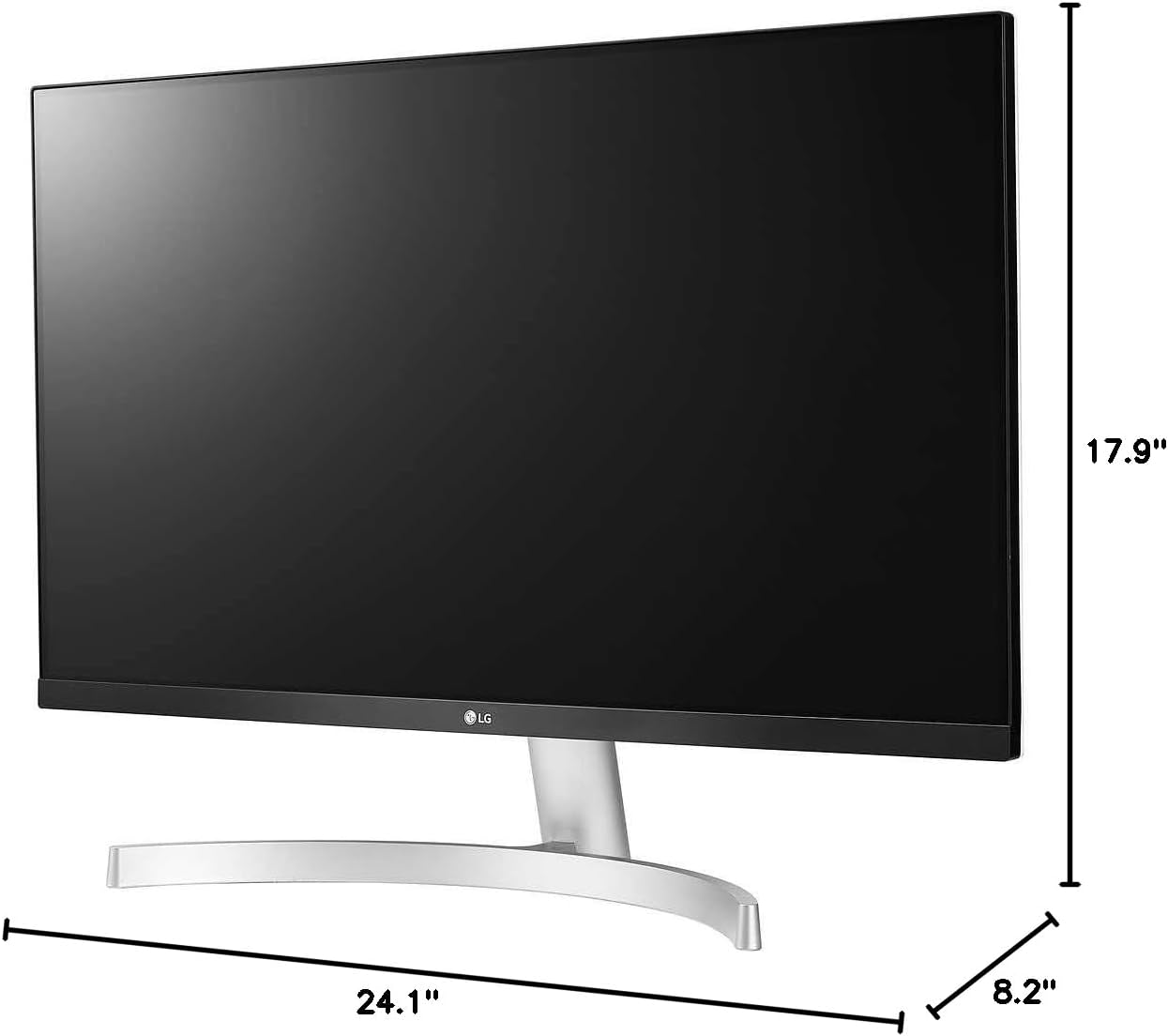 LG 27-inch 27MN60T-W Class FHD IPS Monitor MN60T