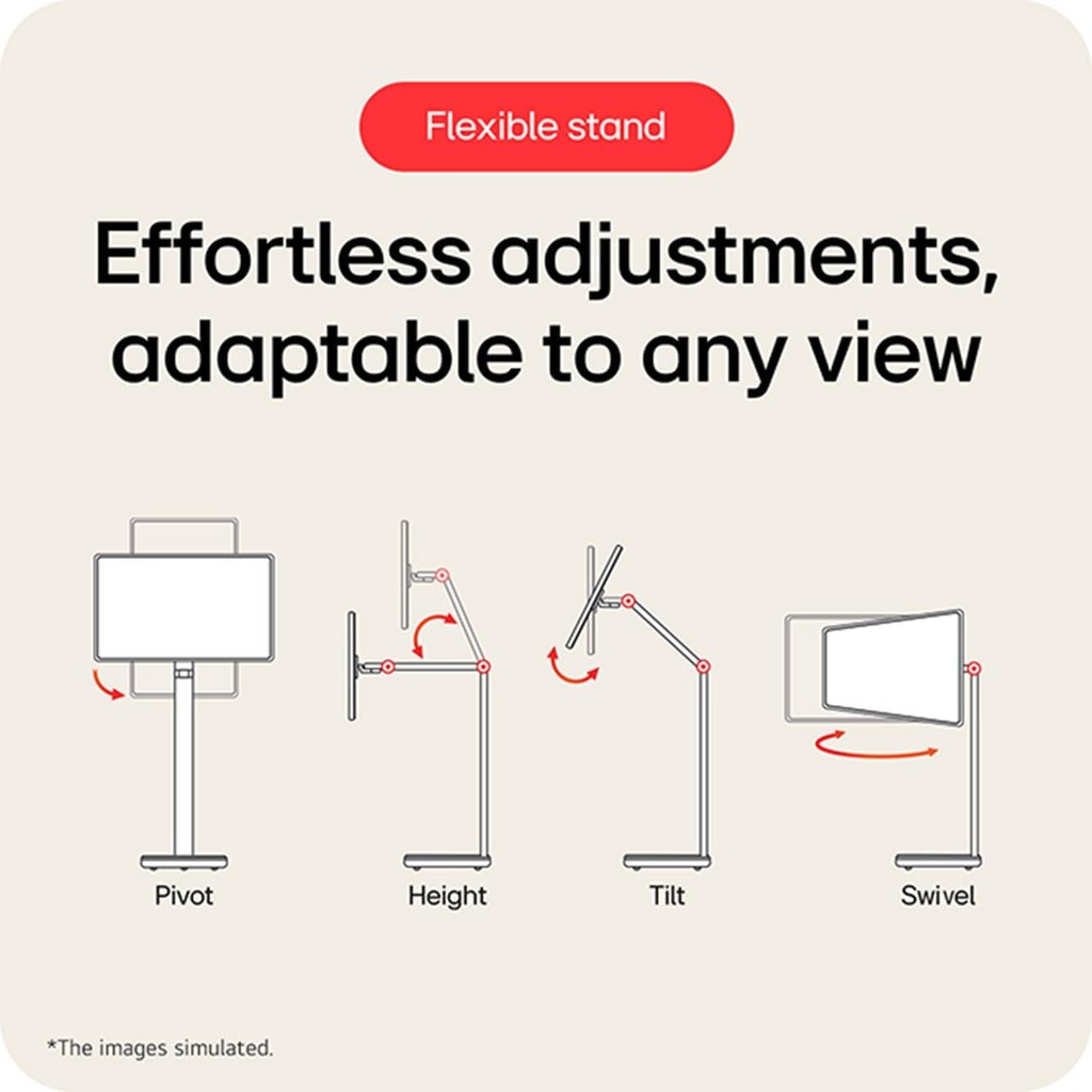 LG Monitor 32U889SA-W 31.5-inch 4K UHD IPS Smart Monitor Swing with Touchscreen, Rolling Stand · v2