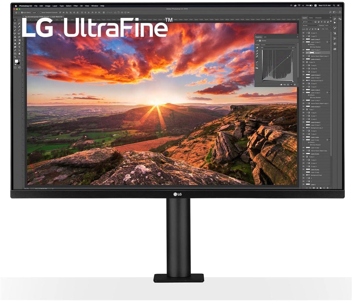 LG 32UN880K-B— 32" UHD 4K (3840x2160) IPS 60Hz Monitor with Ergo Stand · v3